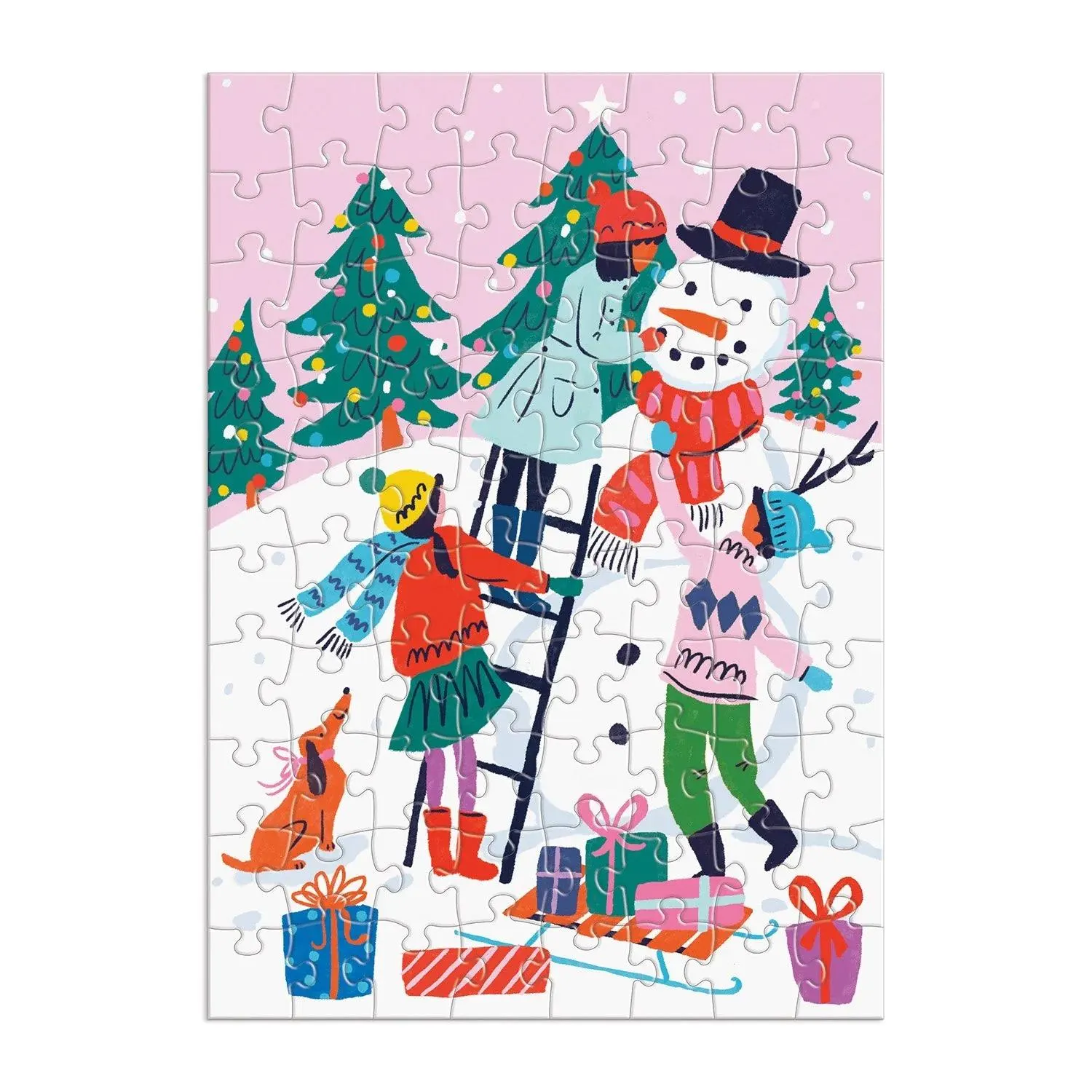 Puzzle Calendar Louise Cunningham Merry and Bright