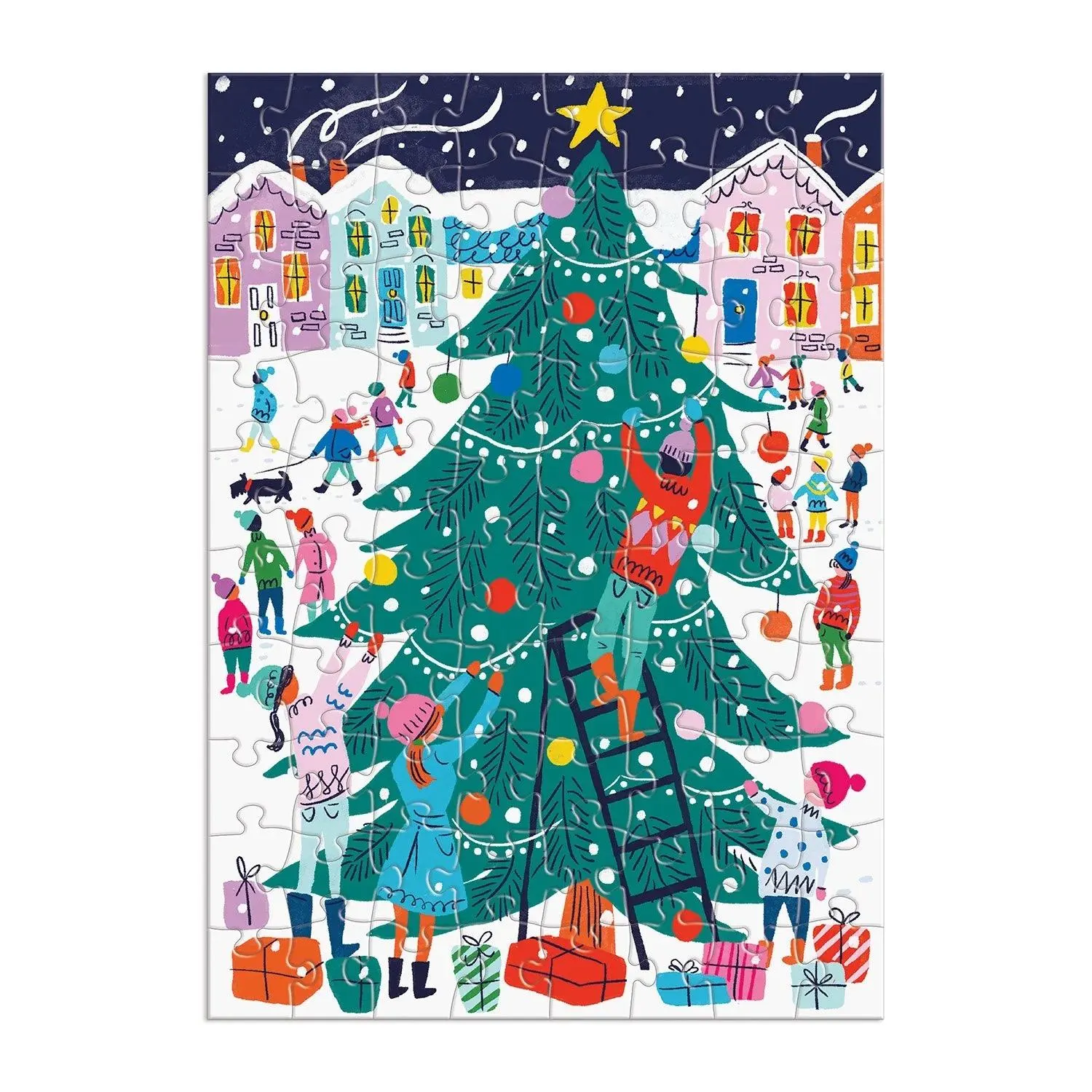 Puzzle Calendar Louise Cunningham Merry and Bright