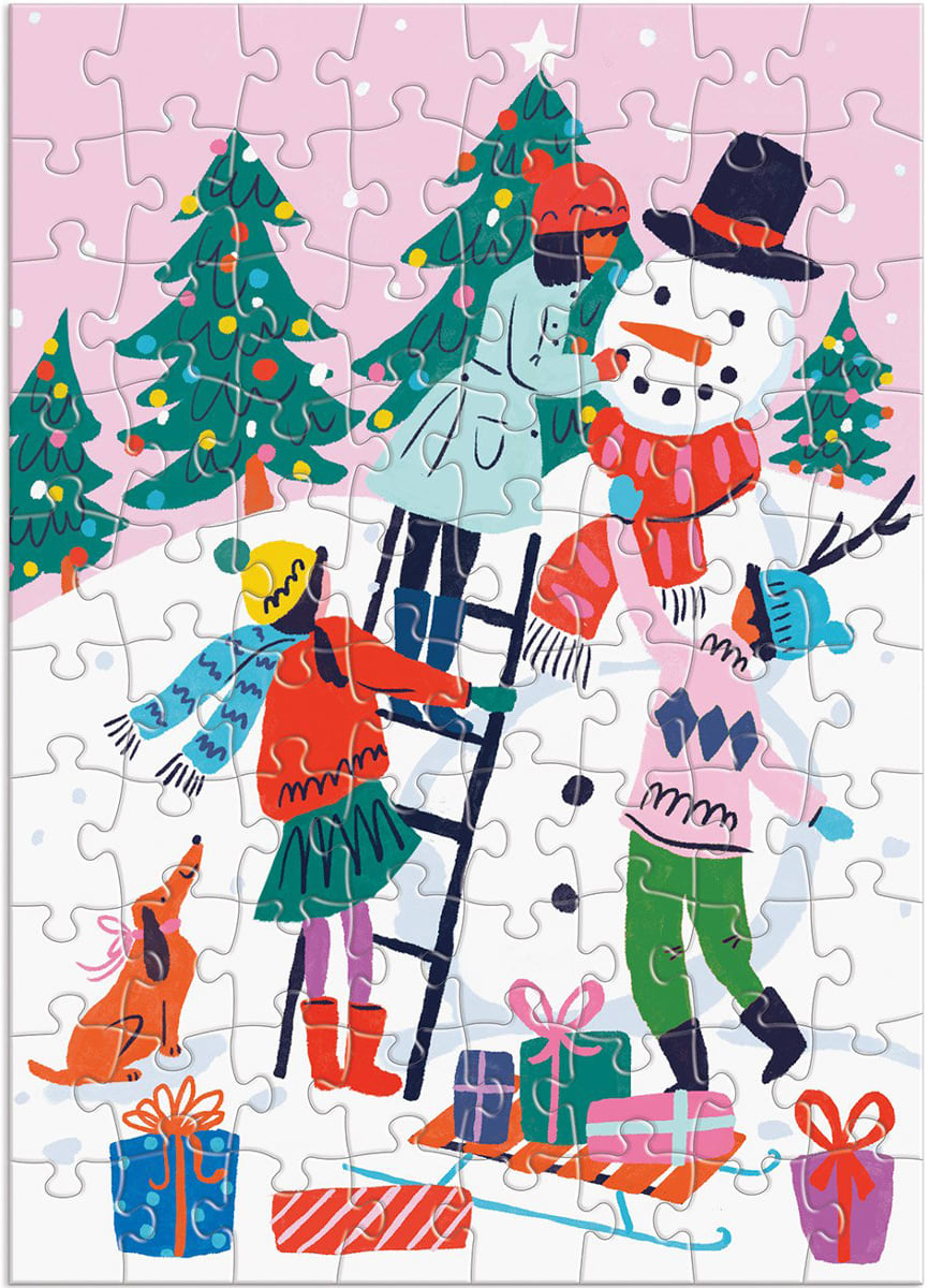 Louise Cunningham Merry and Bright 12 Days of Christmas Advent Puzzle Calendar