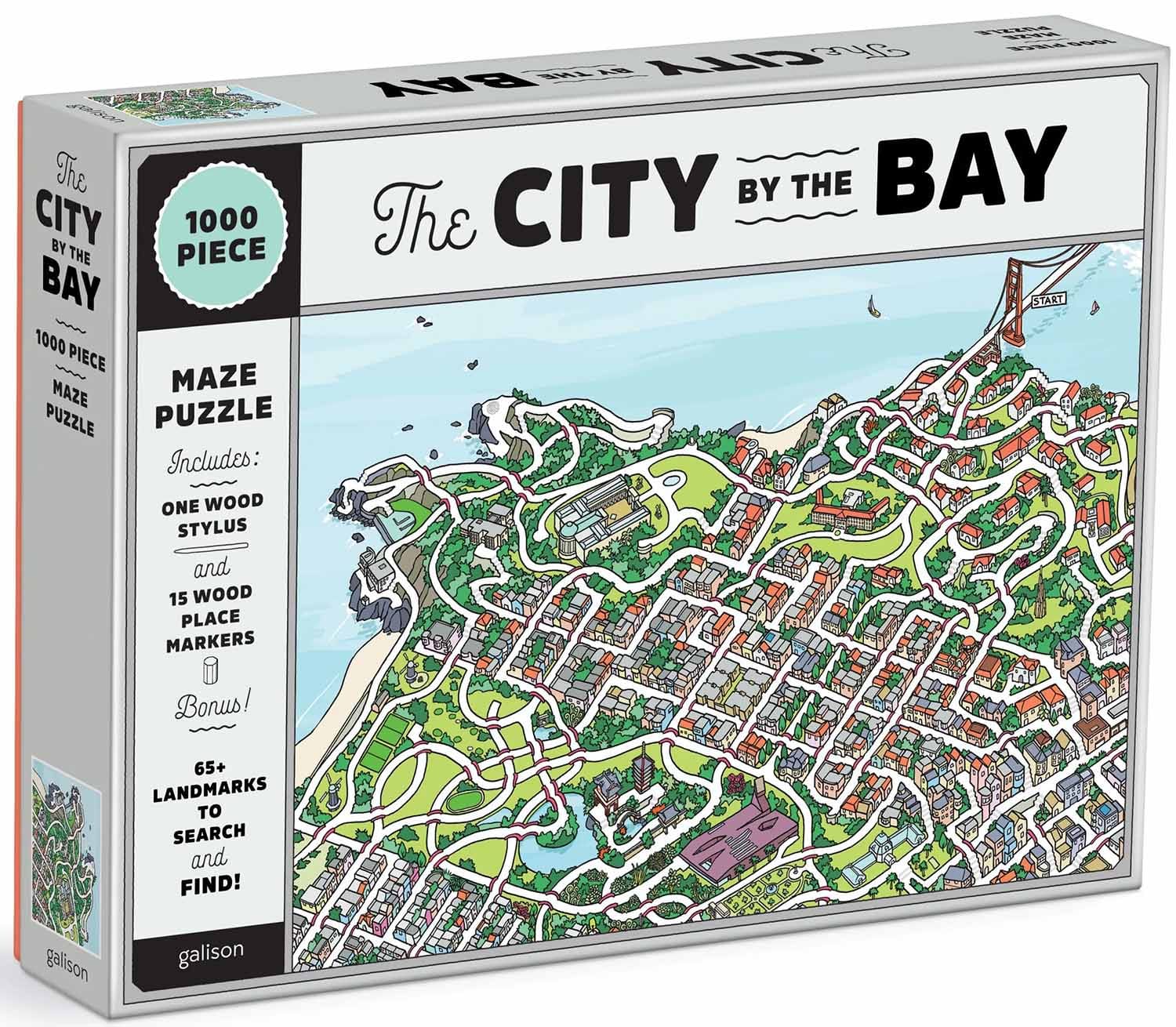 The City by the Bay Maze Puzzle Maps & Geography