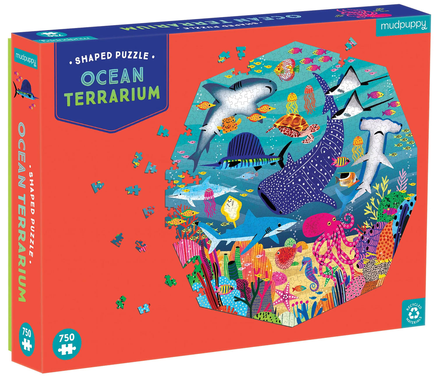 Ocean Terrarium Shaped Puzzle Sea Life