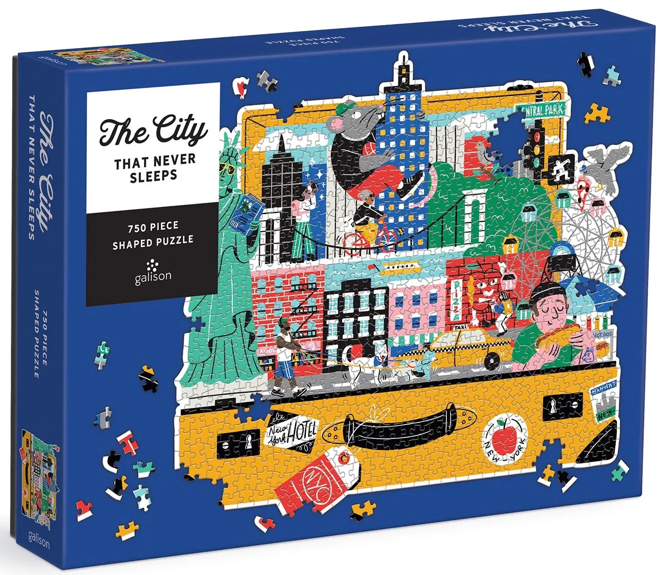 The City That Never Sleeps Shaped Puzzle Landmarks & Monuments