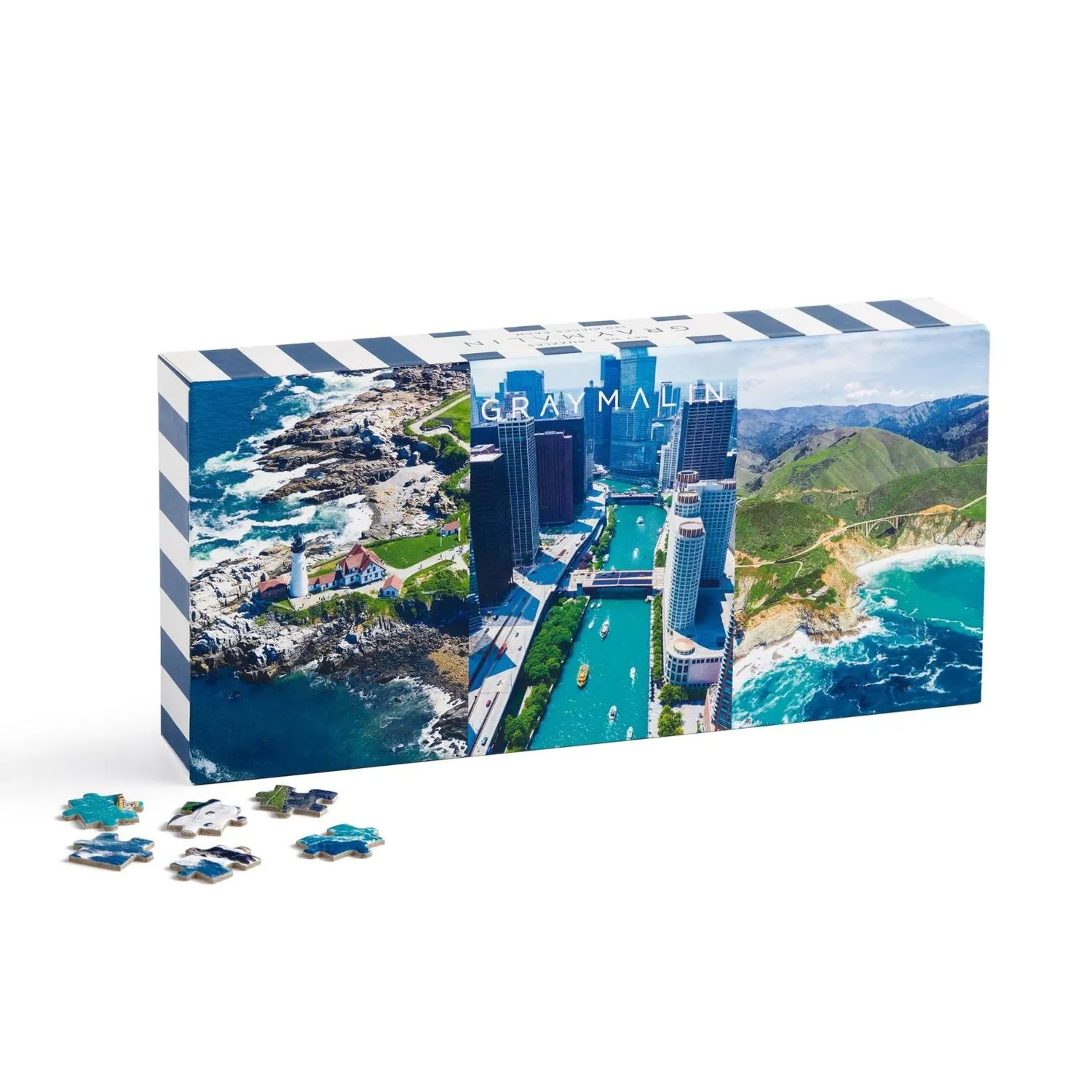 Gray Malin The USA Aerials 3 in 1 Puzzle Set