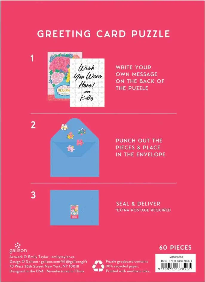 Blooms of Love - Greeting Card Puzzle