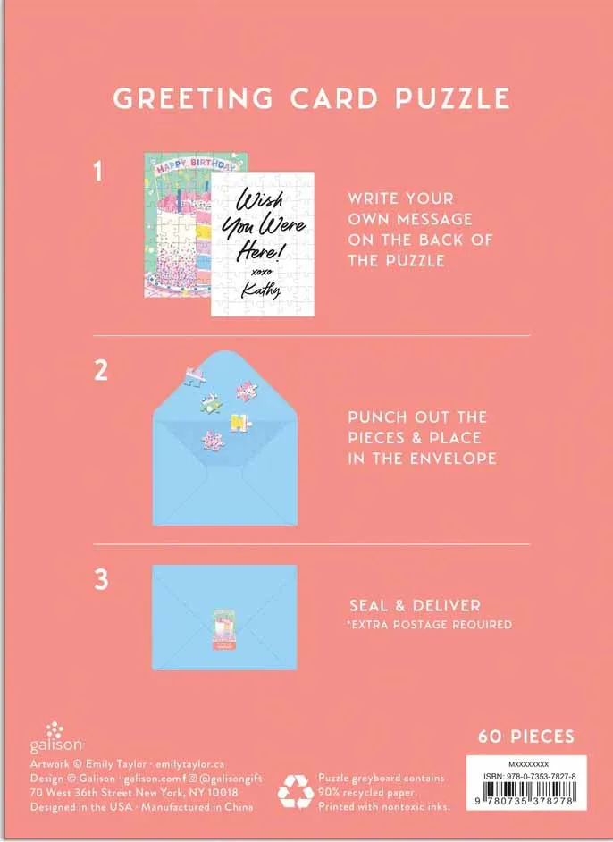 Confetti Birthday Cake - Greeting Card Puzzle