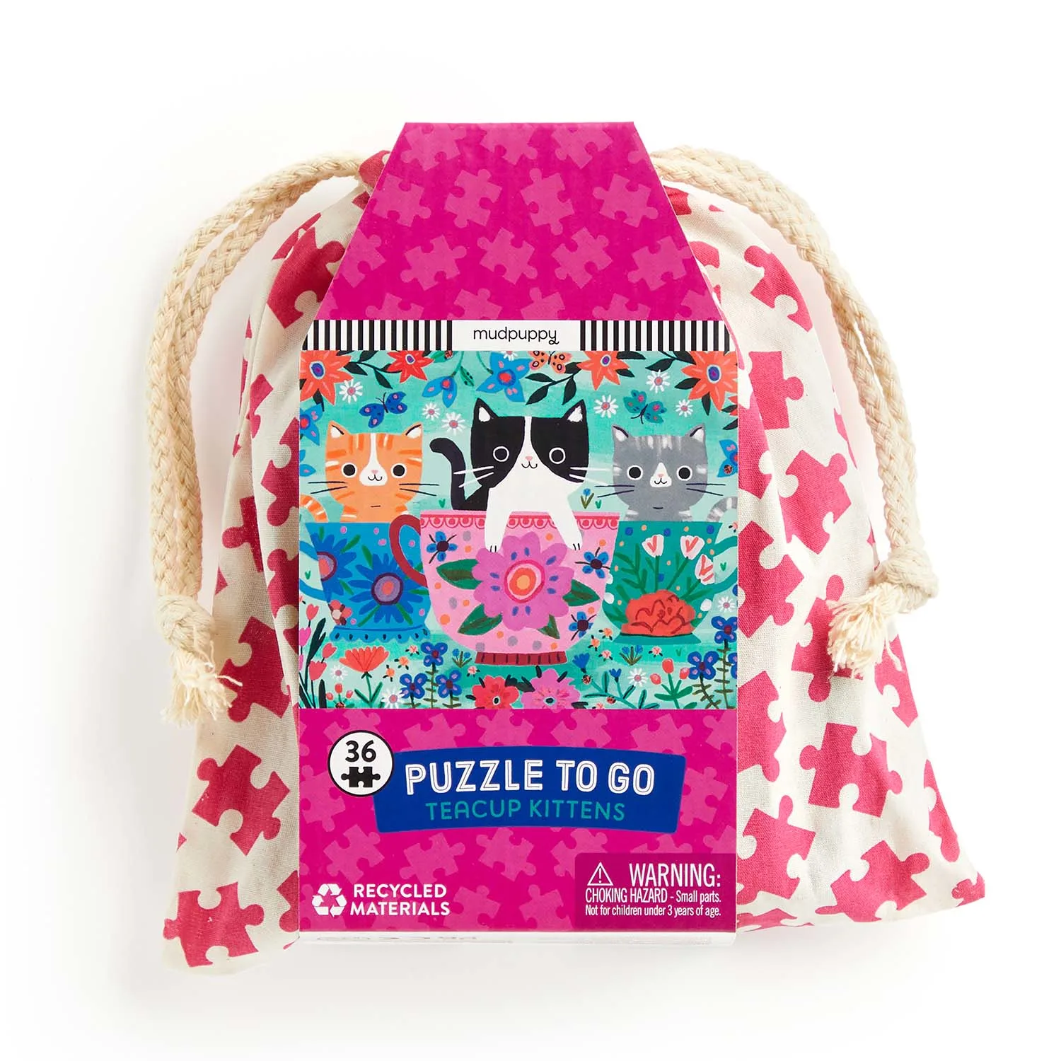 Teacup Kittens 36 Piece Puzzle to Go Travel