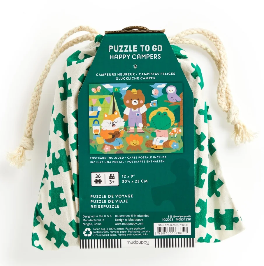 Happy Campers 36 Piece Puzzle to Go
