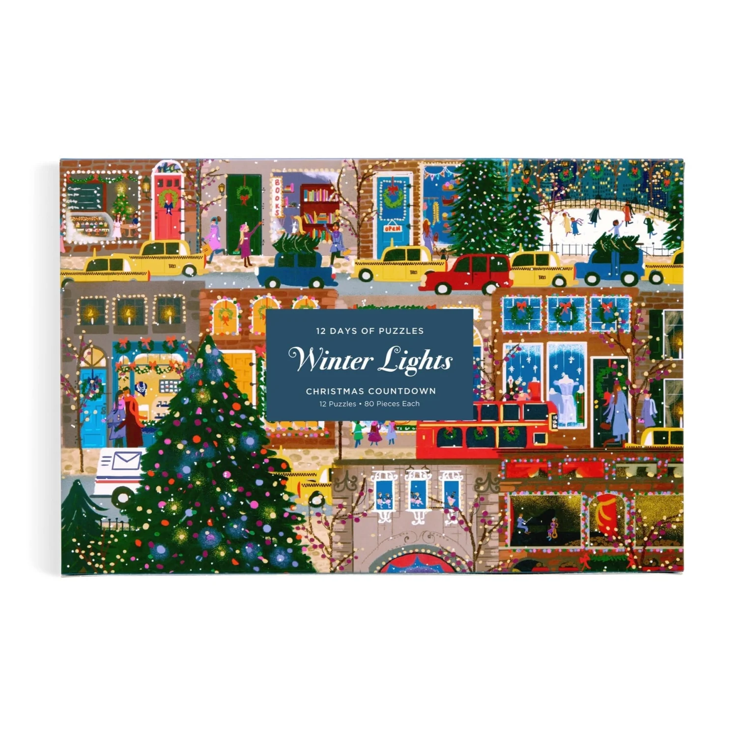 12 Days of Puzzles Countdown Joy Laforme Winter Lights Christmas