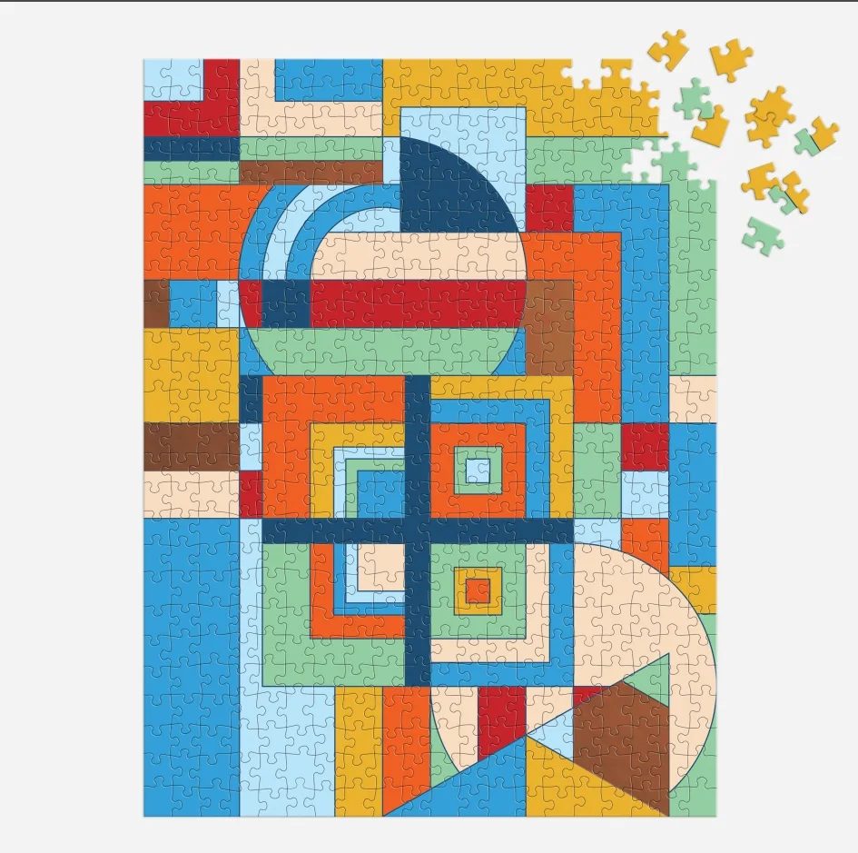 Frank Lloyd Wright December Gifts 500 Piece Book Puzzle