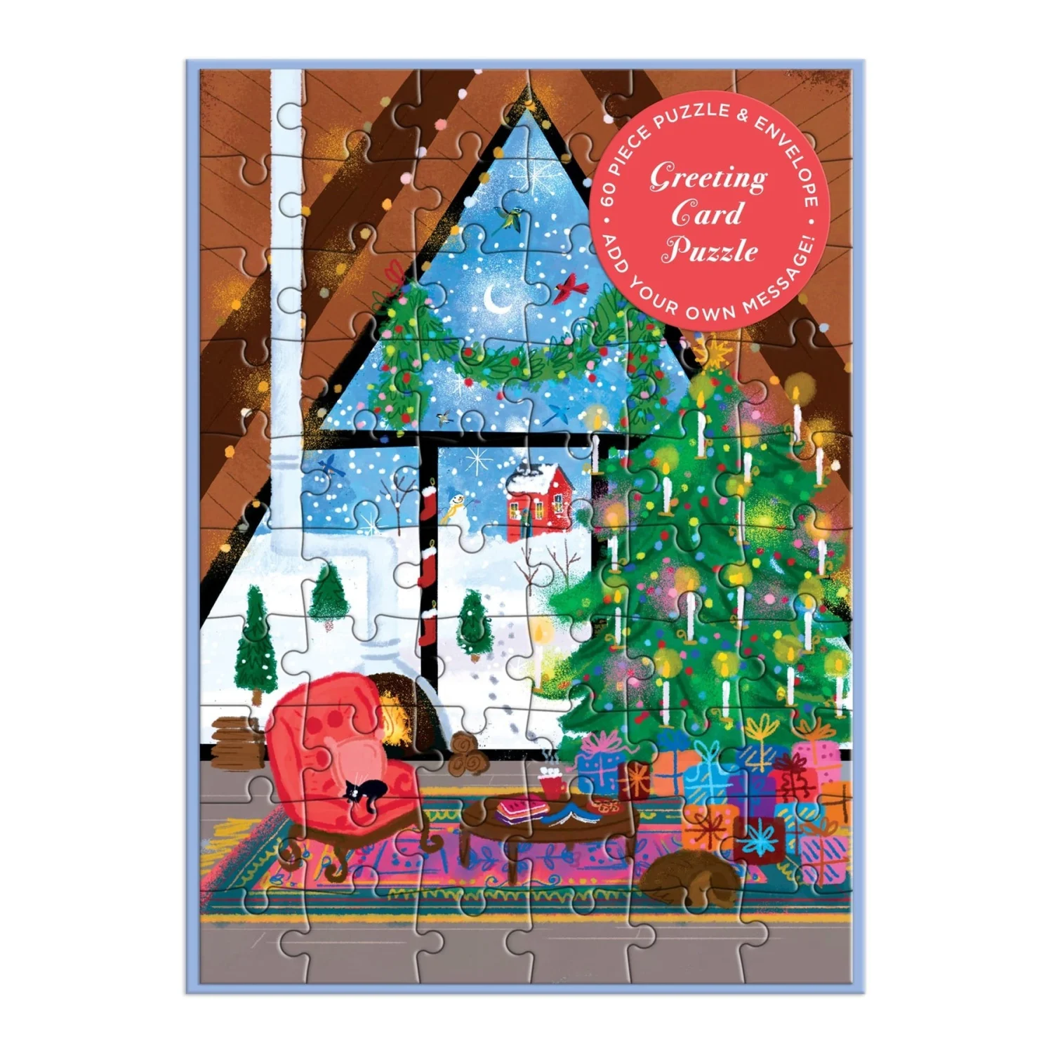 Greeting Card Puzzle -  Joy Laforme Cozy Cabin Cabin & Cottage