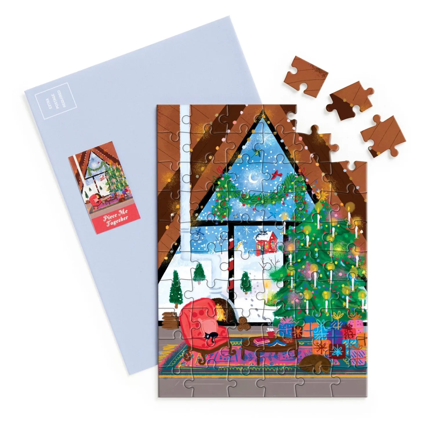 Greeting Card Puzzle -  Joy Laforme Cozy Cabin