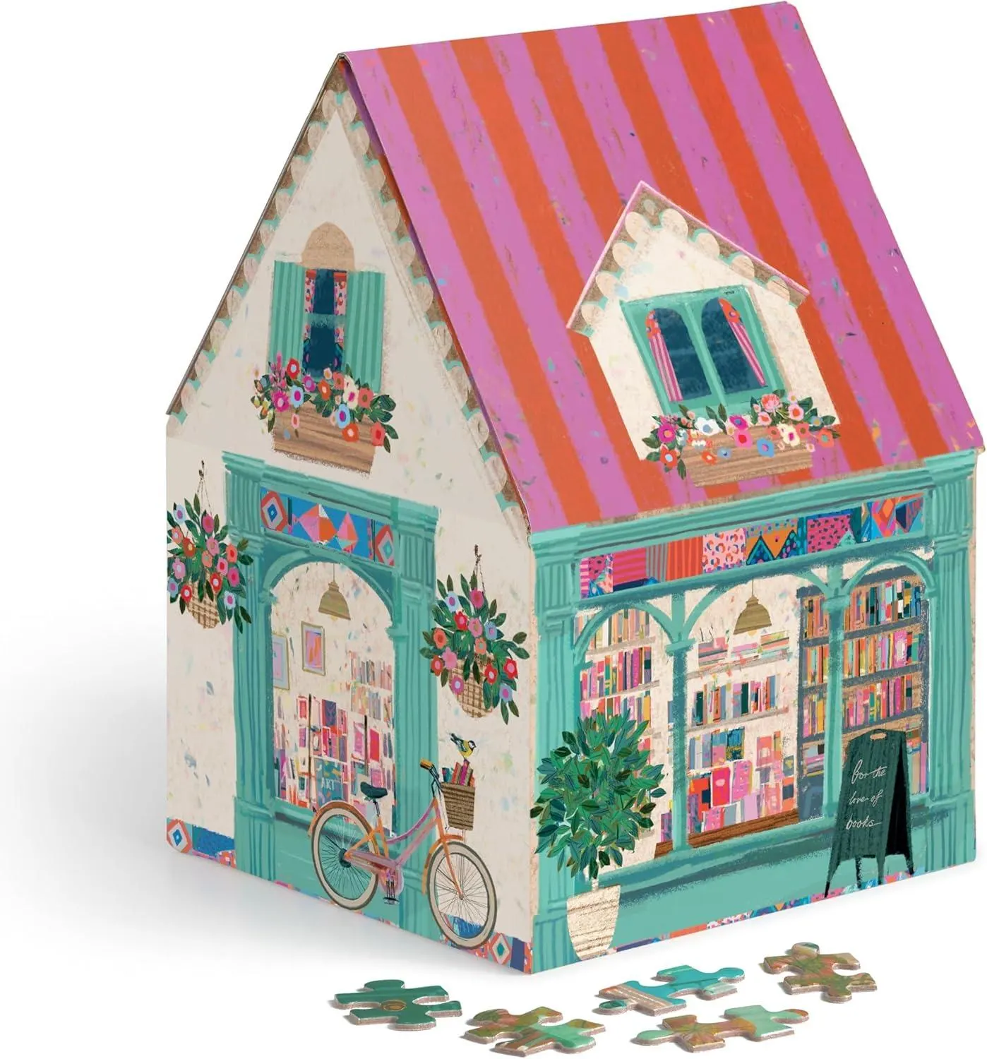  Books Of Wonder House Shaped Box 