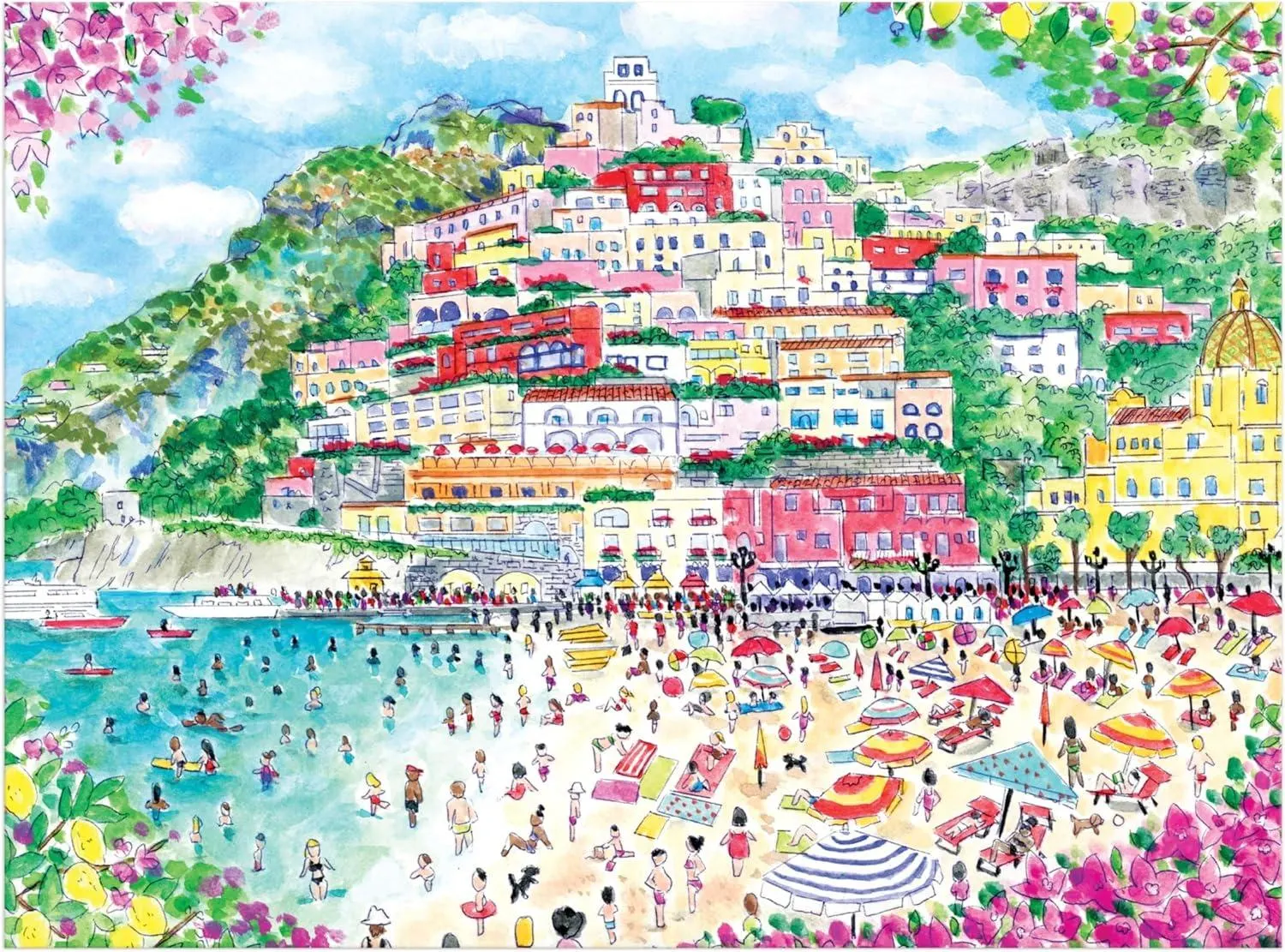 Coast of Italy - 1000 Piece Jigsaw Puzzle by Galison