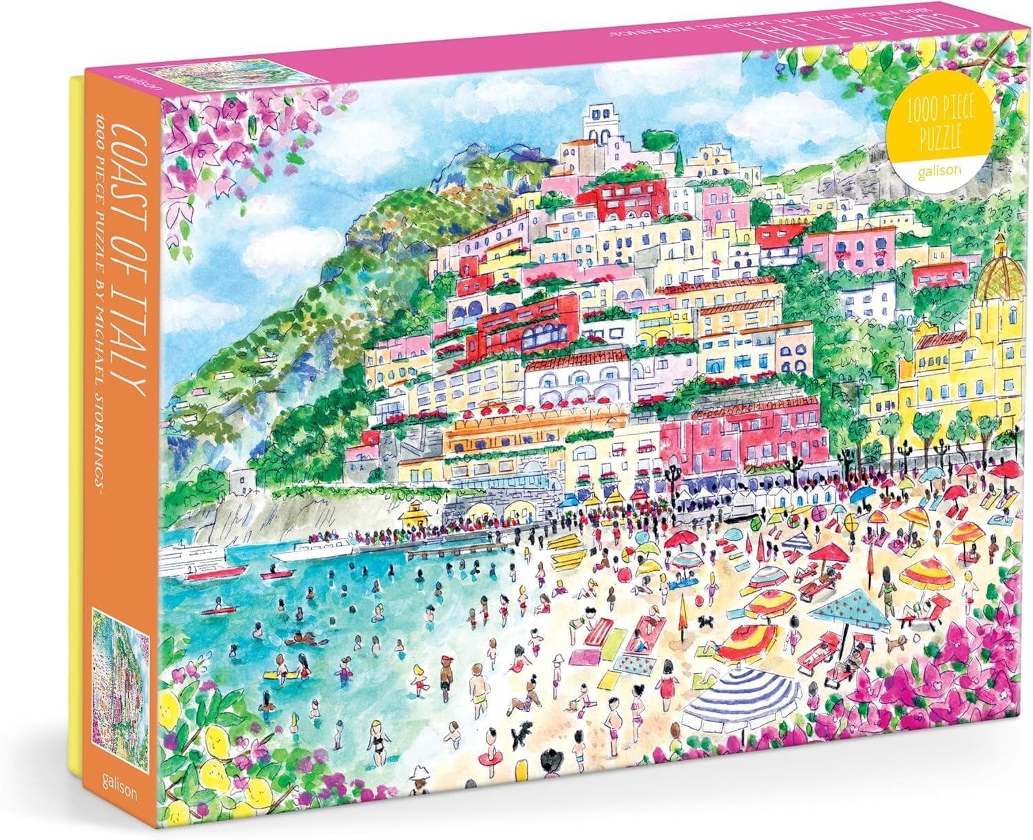 Coast of Italy - 1000 Piece Jigsaw Puzzle by Galison