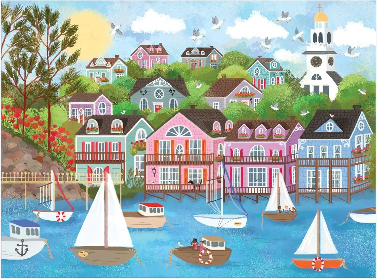 Joy Laforme Harbor By The Sea Boat