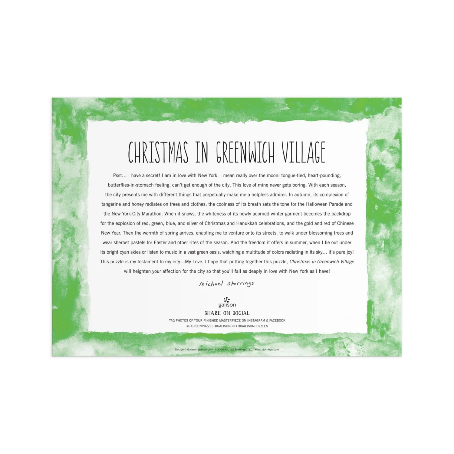 Christmas Greenwich Village