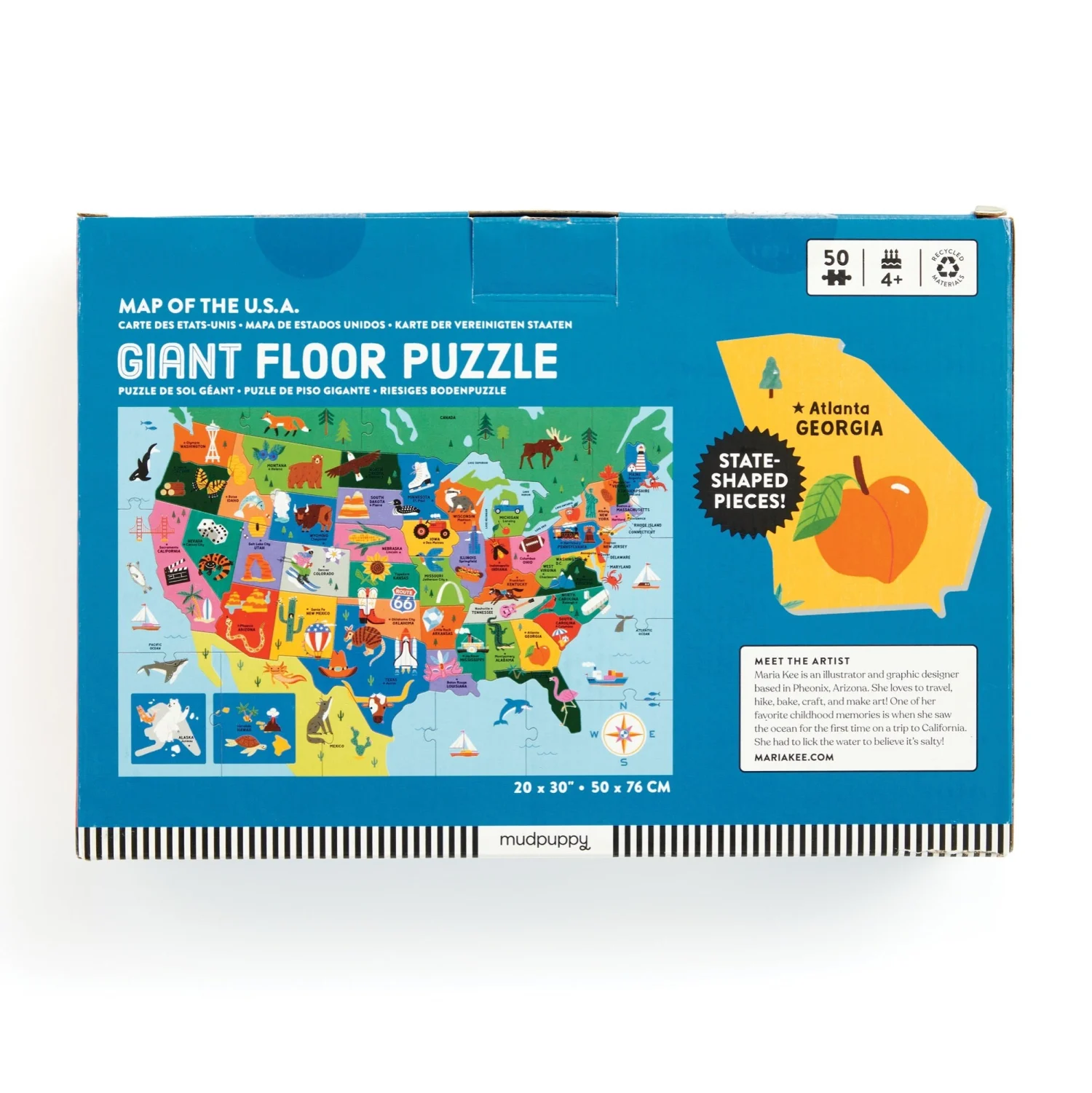 Giant Floor Map USA