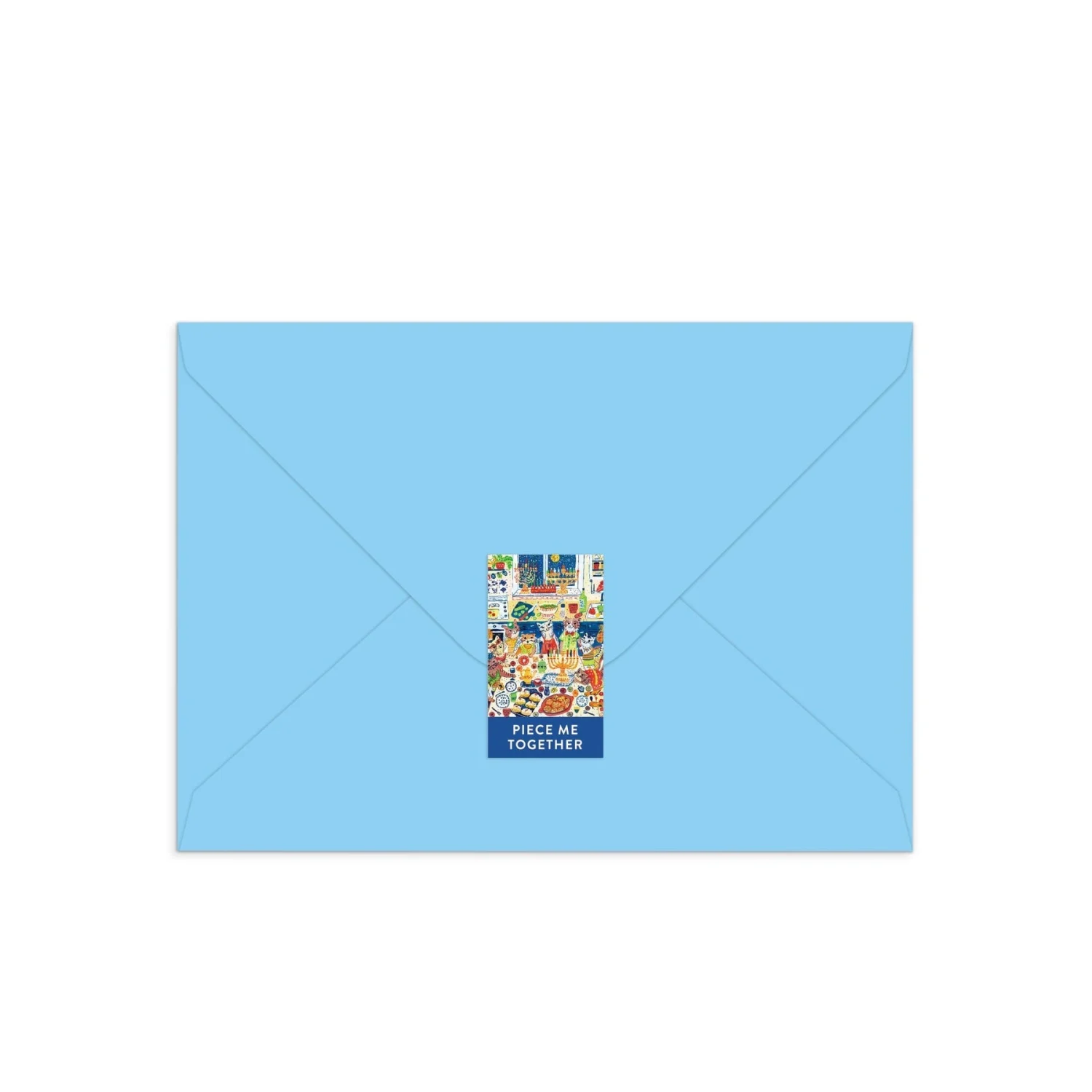 Greeting Card Puzzle - Happy Hanukcats