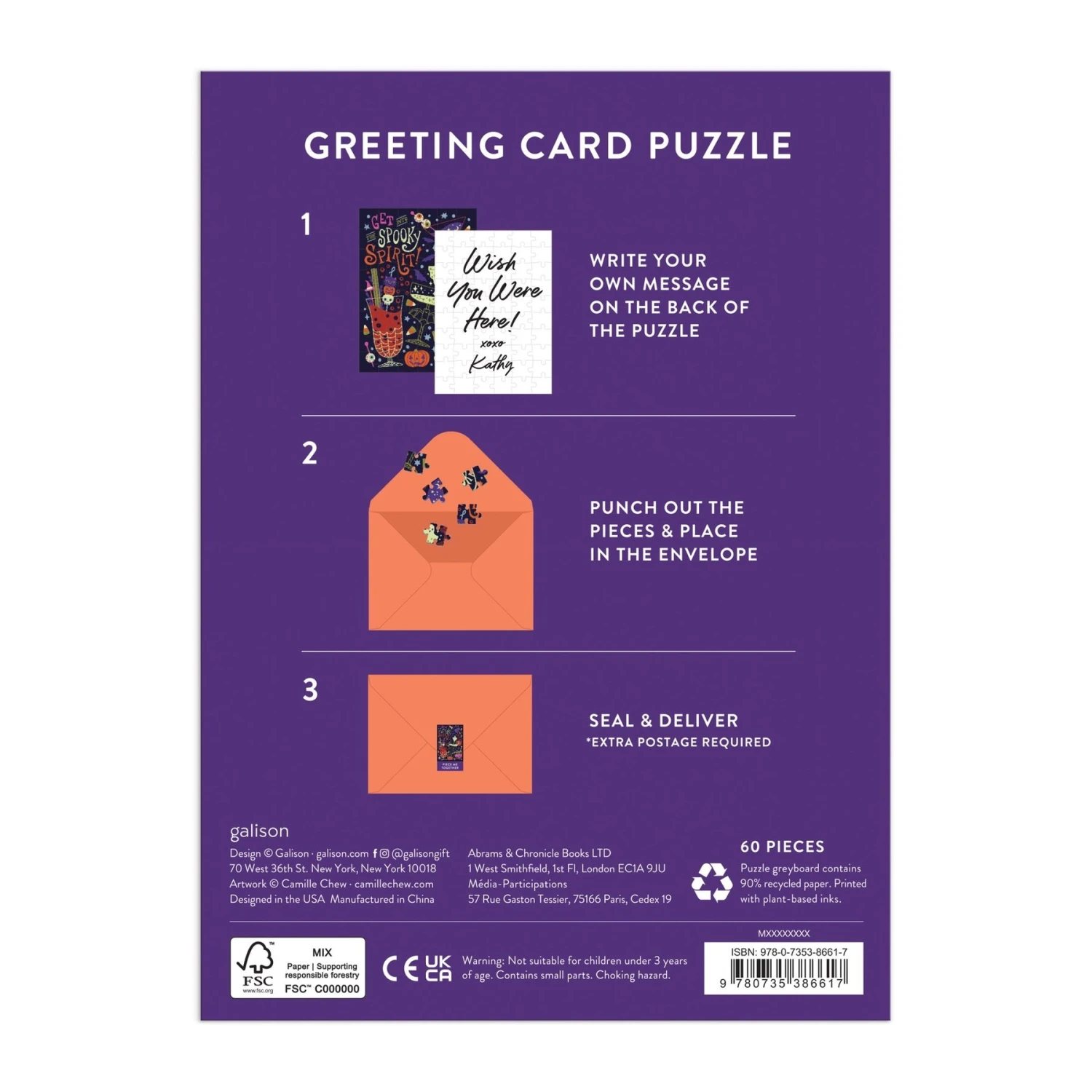 Greeting Card Puzzle - Spooky Spirit