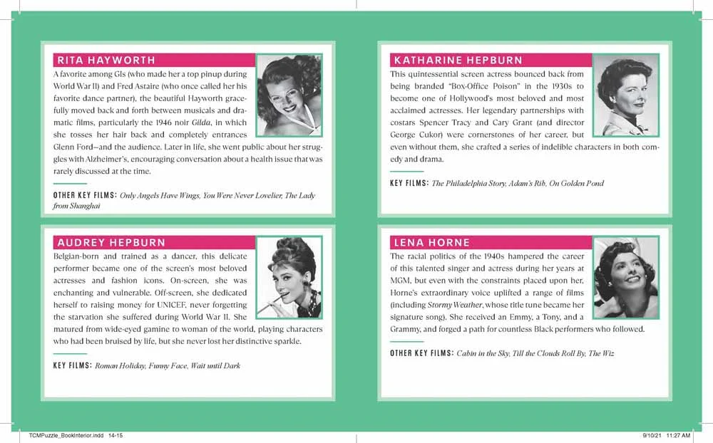 Turner Classic Movies: Leading Ladies/Leading Men