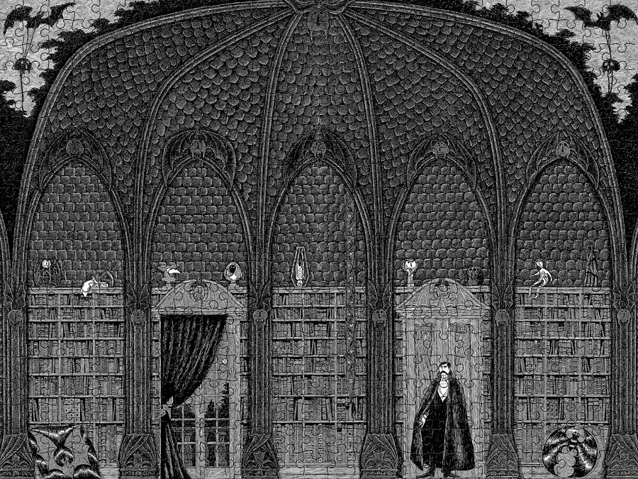 Dracula in Dr. Seward's Library