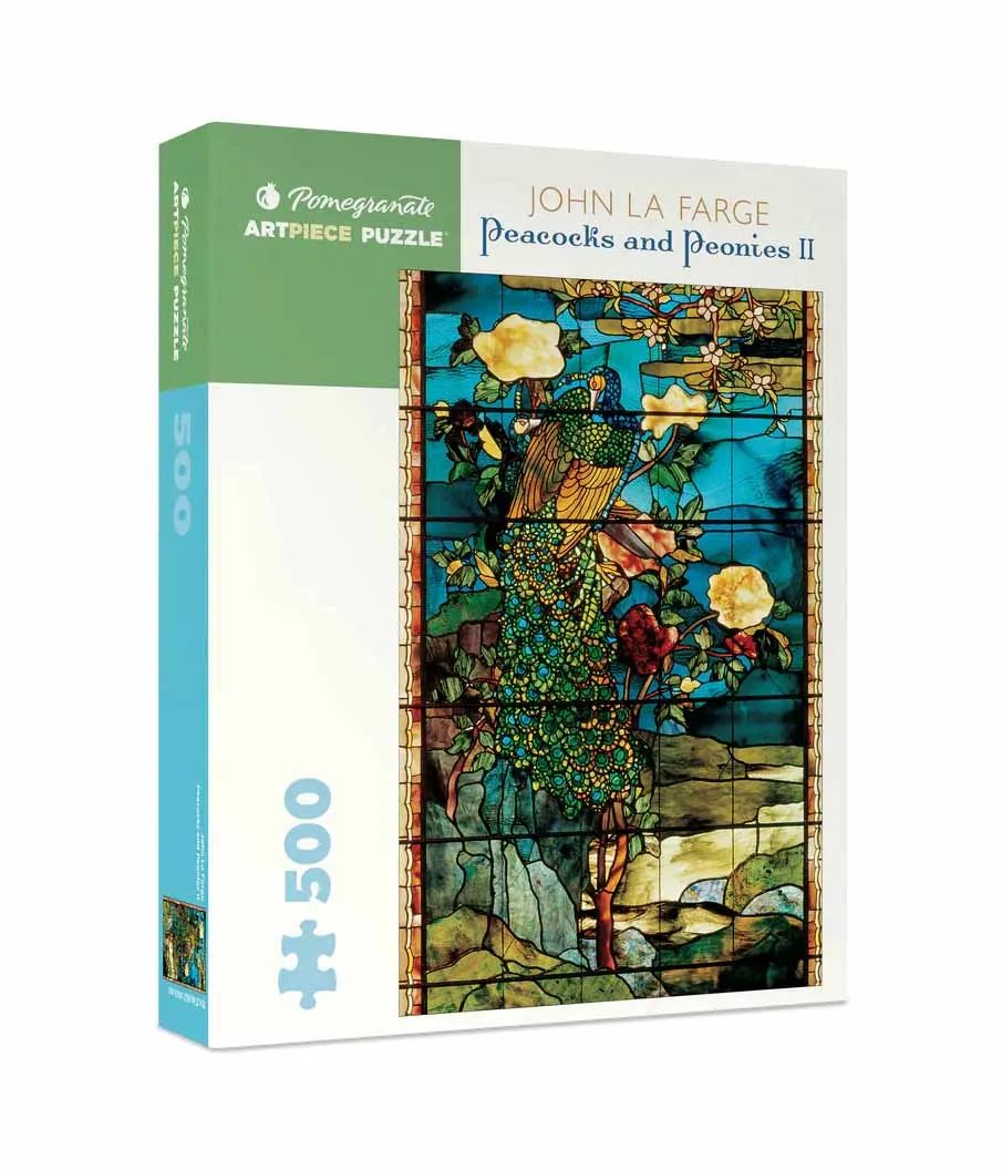 Peacocks and Peonies II