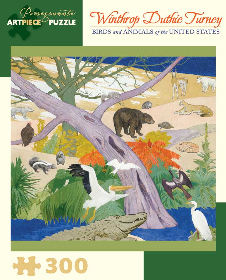 Birds And Animals Of The United States Animals Jigsaw Puzzle