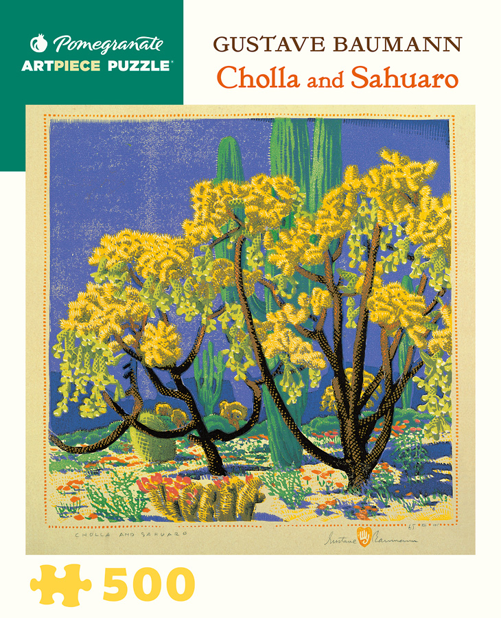 Cholla and Sahuaro Spring Jigsaw Puzzle