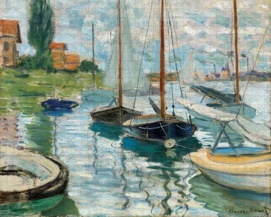 Sailboats On Seine