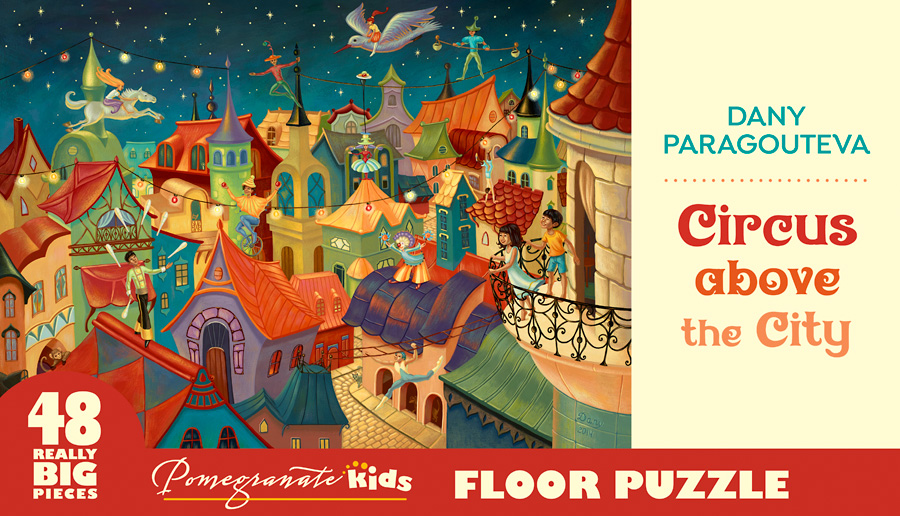 Circus Above The City Jigsaw Puzzle