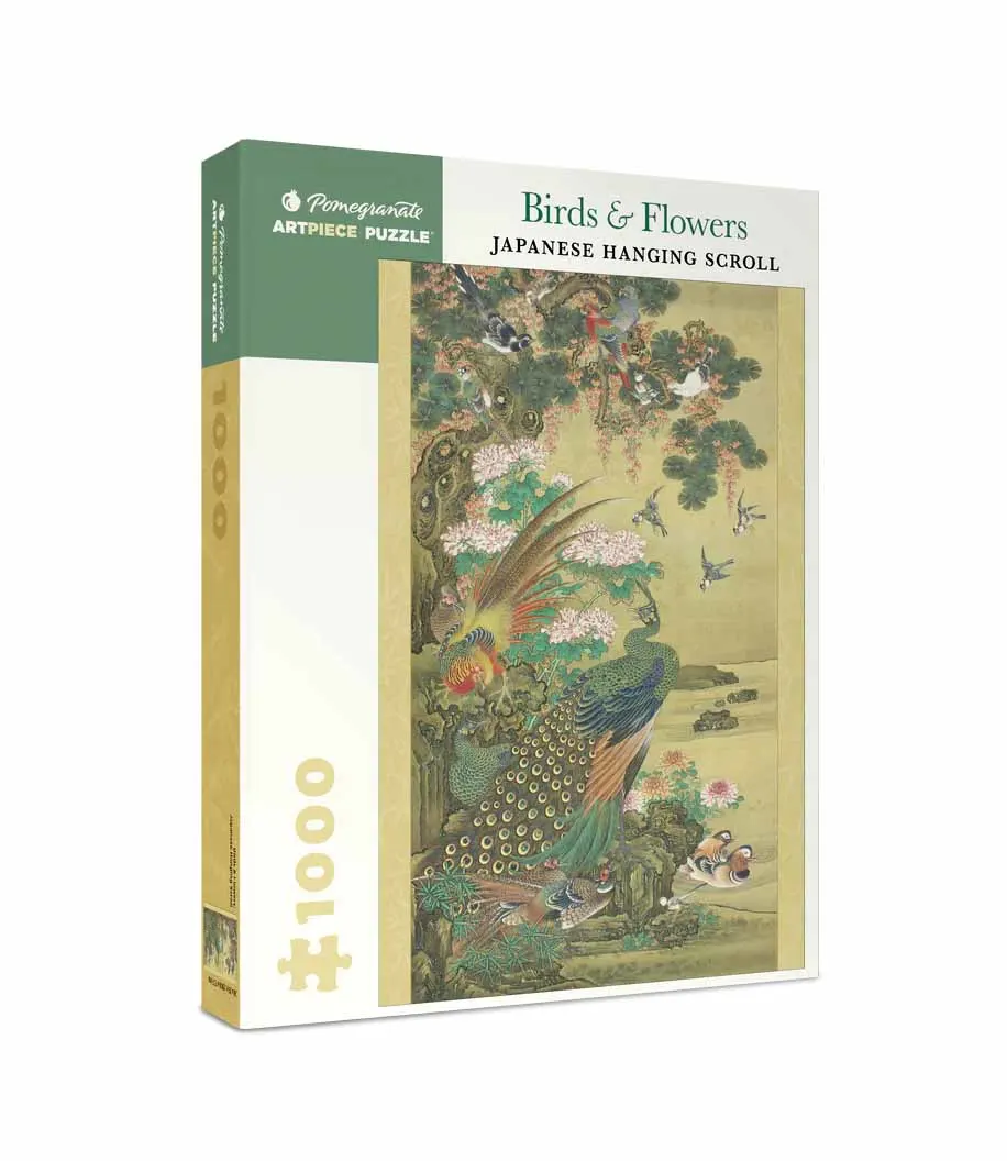 Birds & Flowers Japanese Scroll - Scratch and Dent