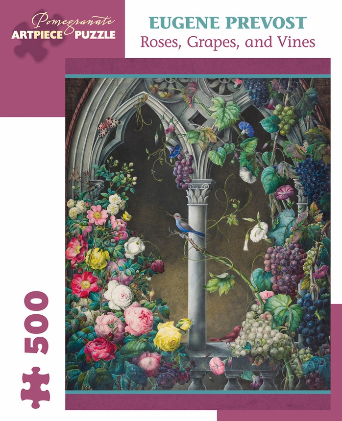 Roses, Grapes, Vines Flower & Garden Jigsaw Puzzle
