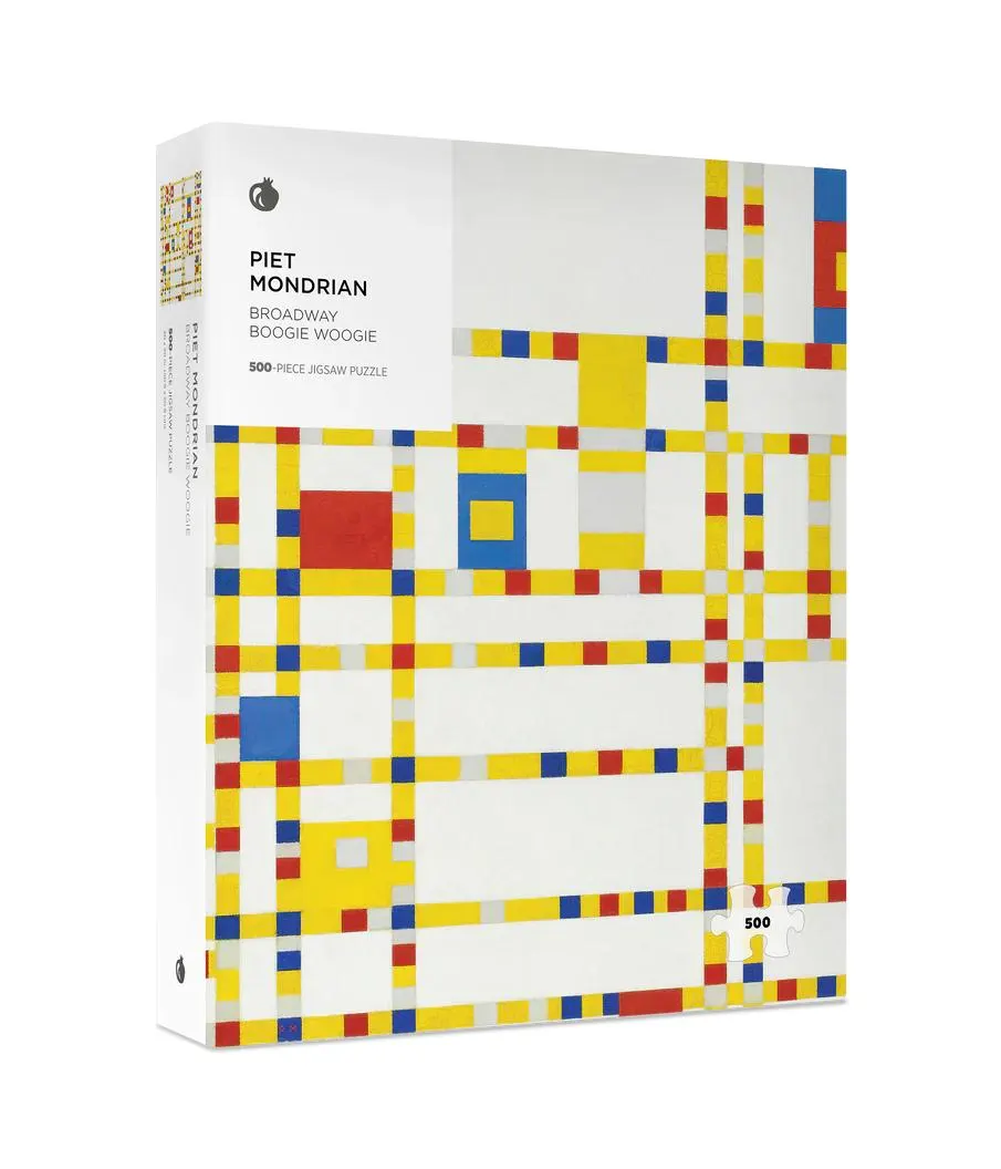 Piet Mondrian: Broadway Boogie Woogie 500-Piece Jigsaw Puzzle Contemporary & Modern Art