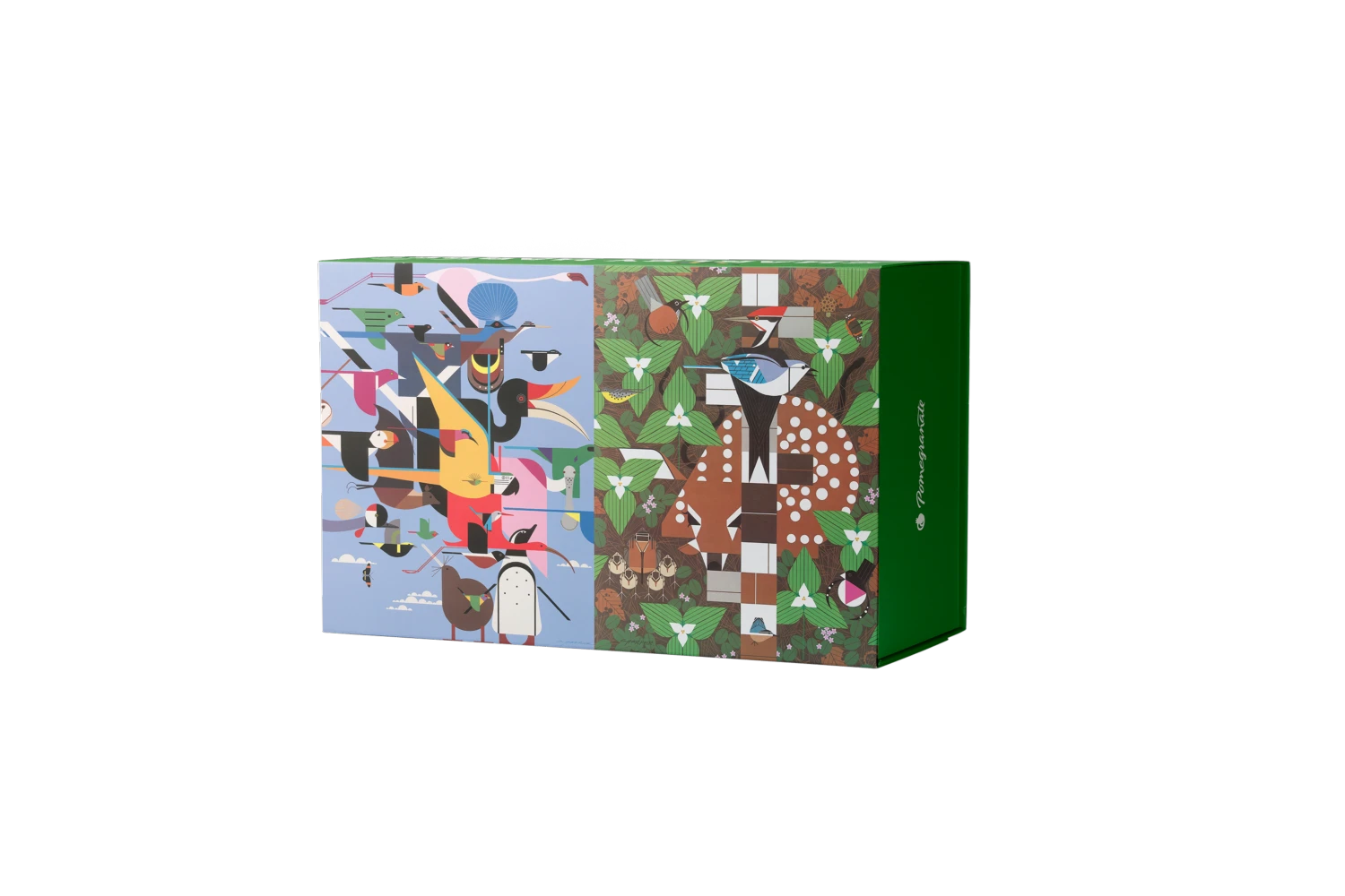 Charley Harper 120-Piece Double-Sided Jigsaw Puzzle Set Animals