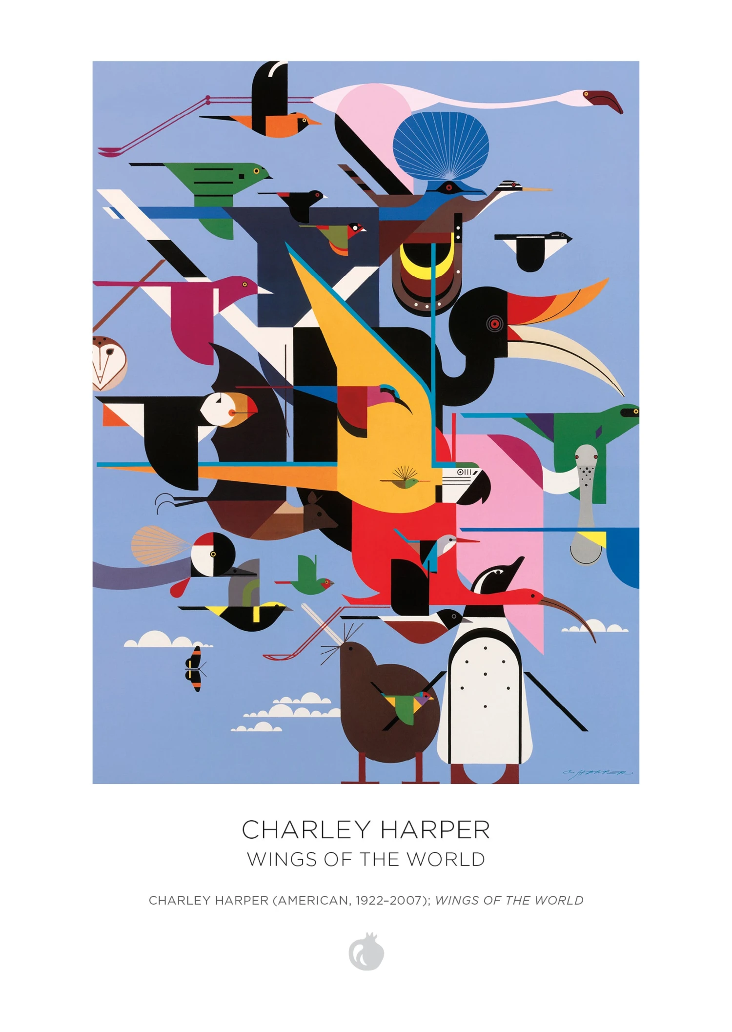 Charley Harper 120-Piece Double-Sided Jigsaw Puzzle Set