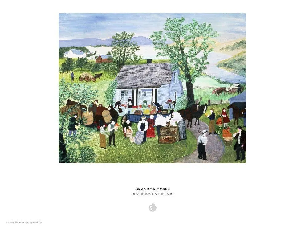 Grandma Moses: Moving Day on the Farm Farm