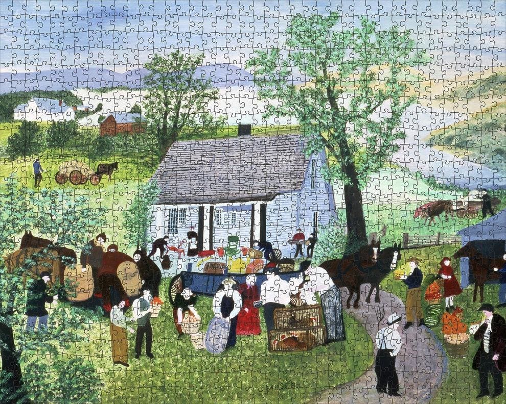 Grandma Moses: Moving Day on the Farm