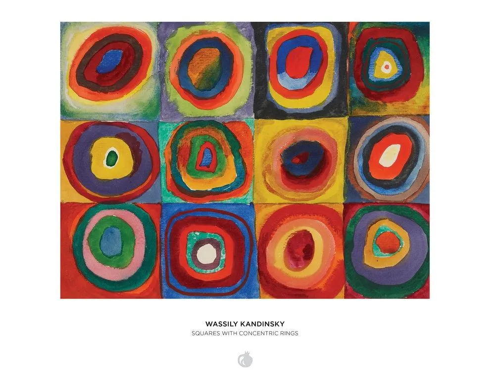 Wassily Kandinsky: Squares with Concentric Circles Contemporary & Modern Art