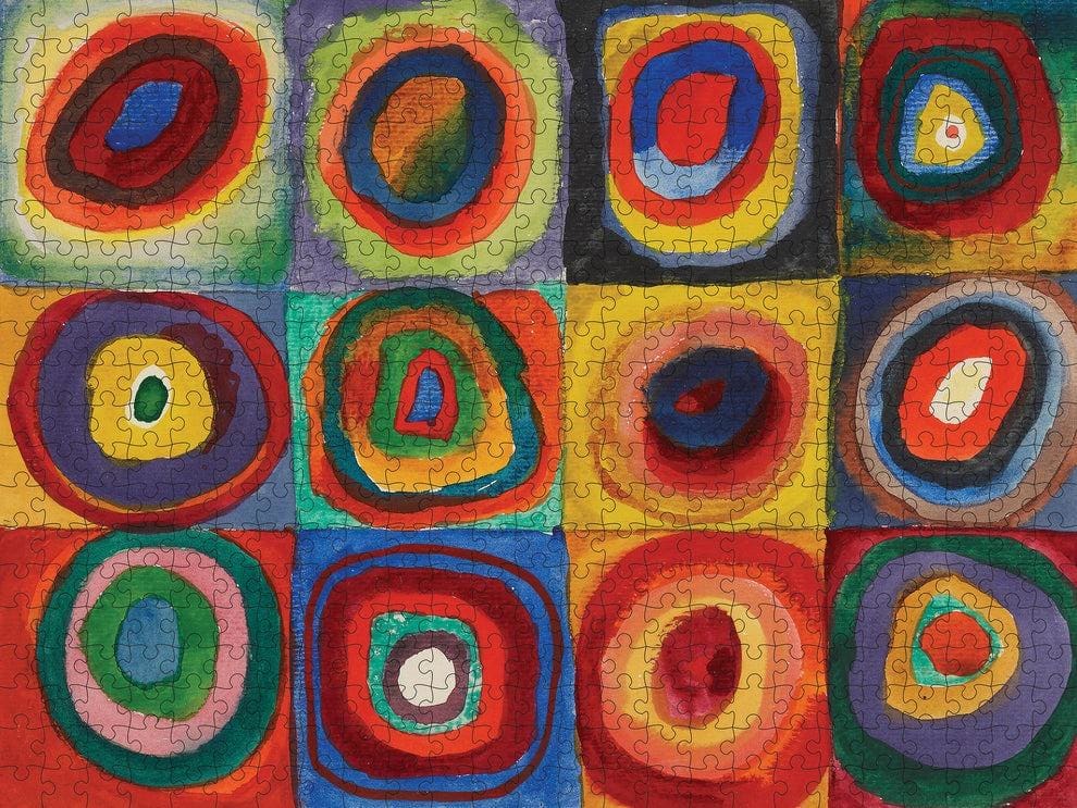 Wassily Kandinsky: Squares with Concentric Circles