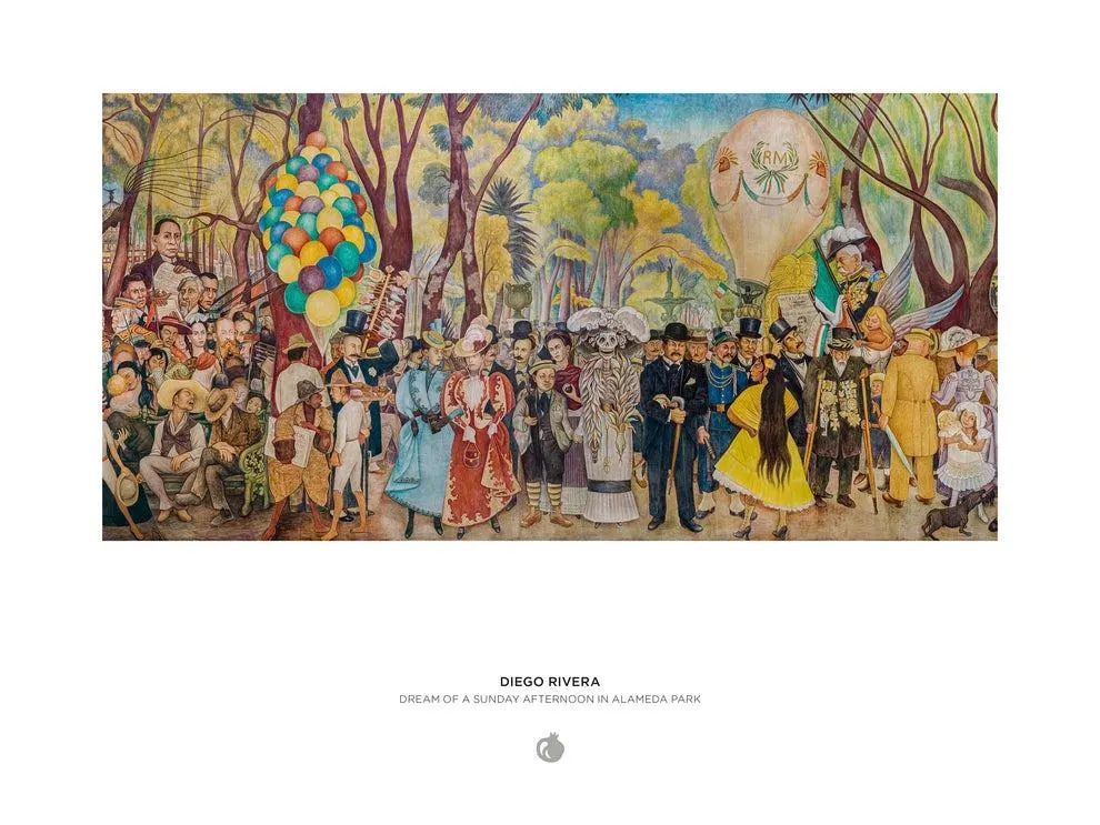 Diego Rivera: Dream of a Sunday Afternoon in Alameda Park Famous People