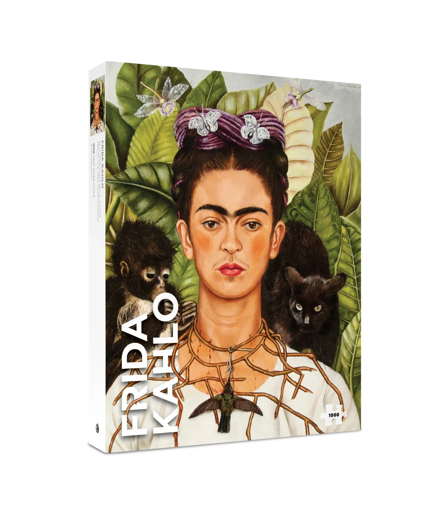 Frida Kahlo: Self-Portrait with Thorn Necklace and Hummingbird  Famous People