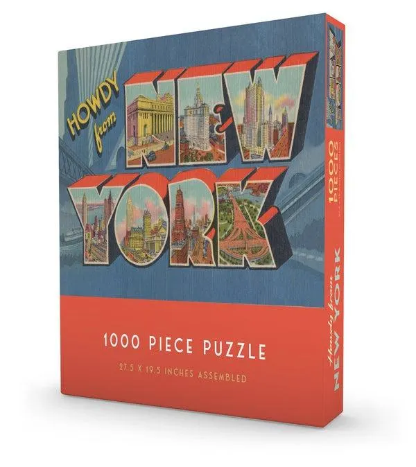 Howdy from New York Puzzle Nostalgic & Retro
