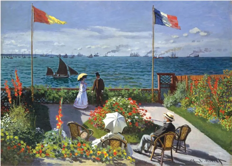 Garden at Sainte-Adresse Fine Art