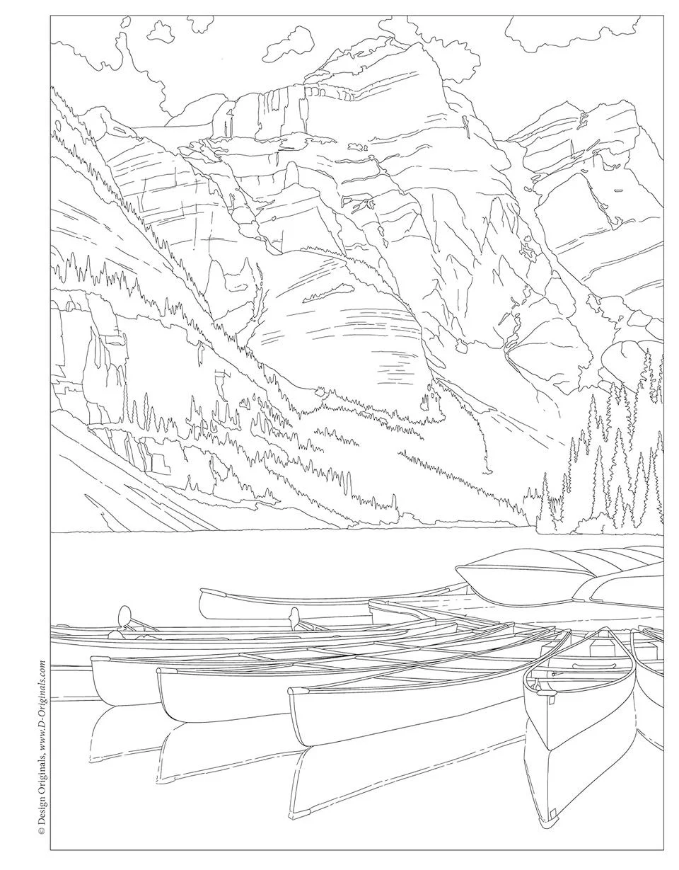 National Parks Coloring Book