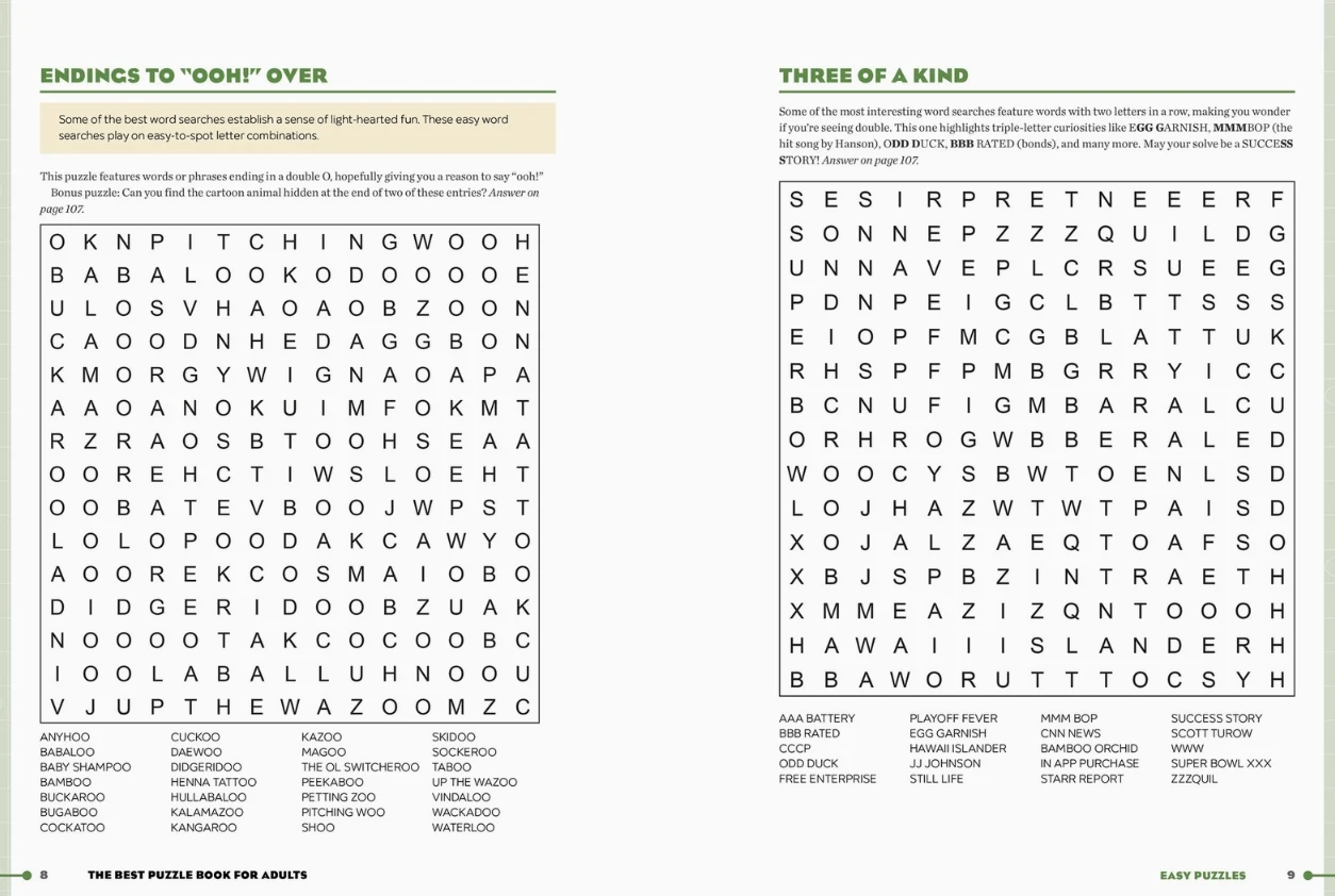 Best Puzzle Book For Adults