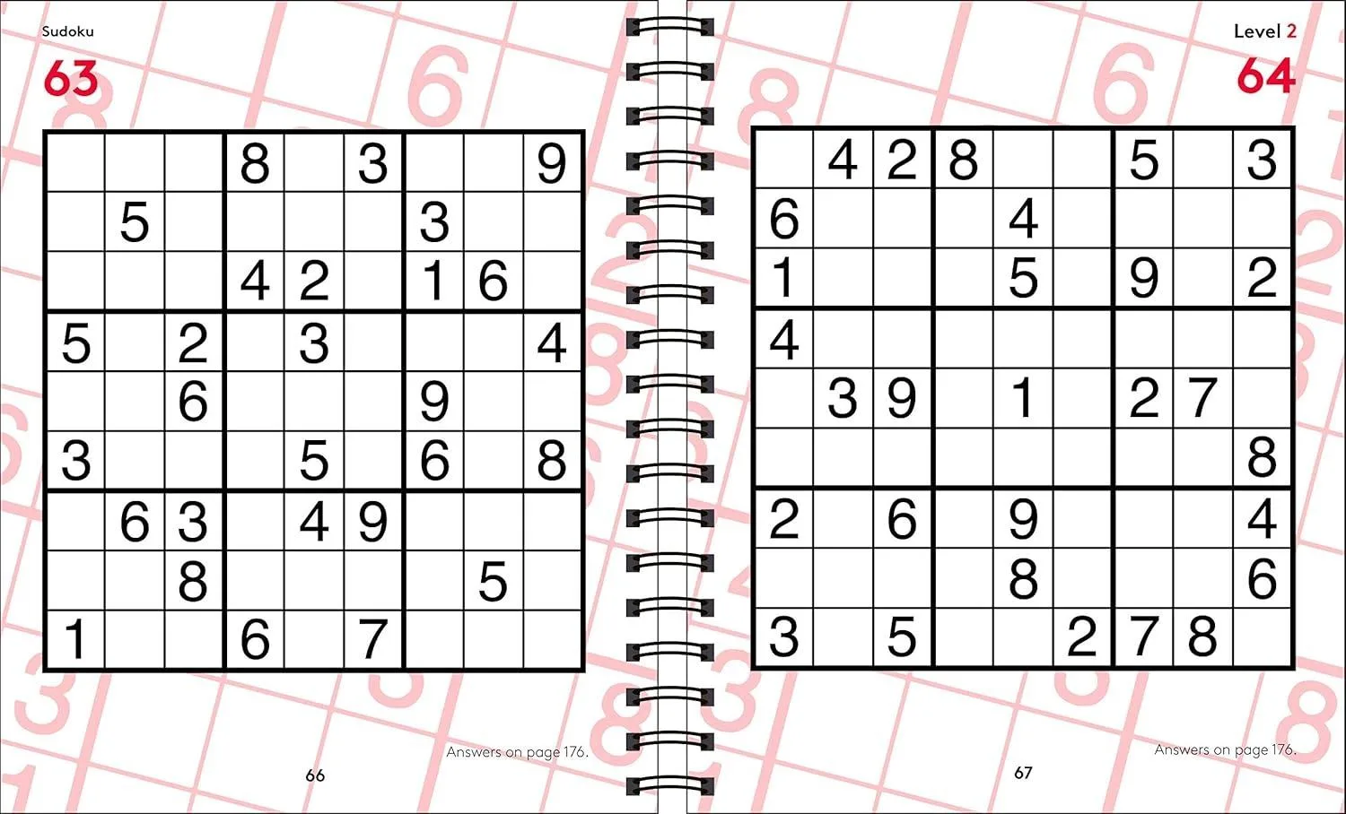 Brain Games - Sudoku Large Print (Red)
