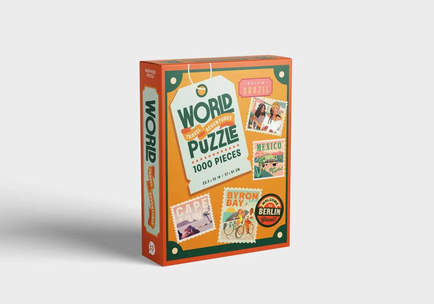 World Travel Adventures: 1000-Piece Puzzle by Loni Carr Travel