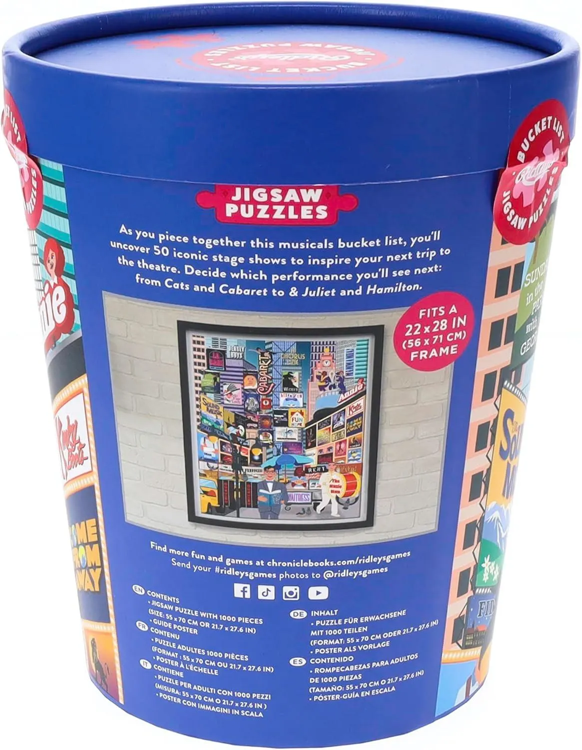 Puz 1000pc Bucket List Musicals