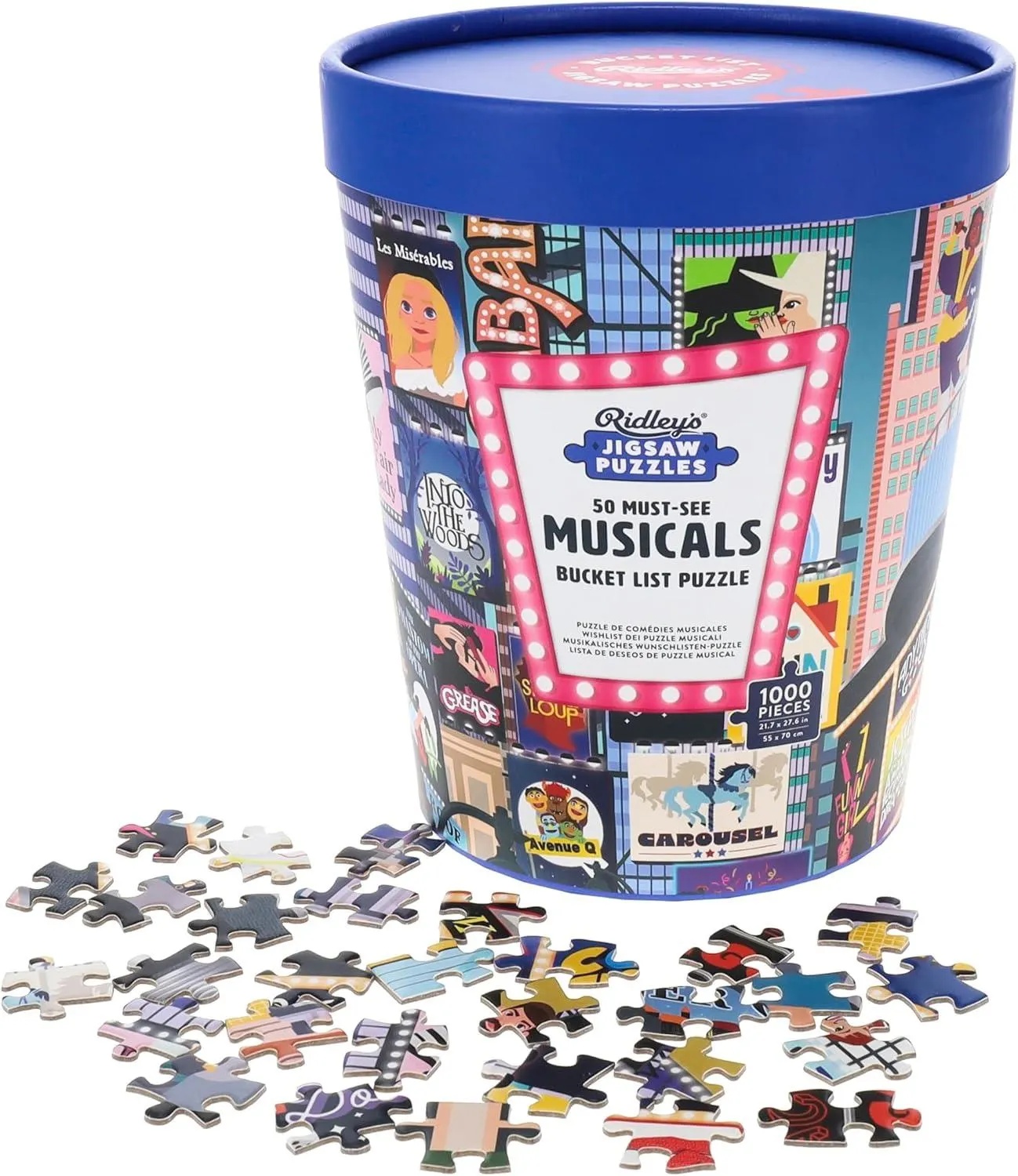 Puz 1000pc Bucket List Musicals