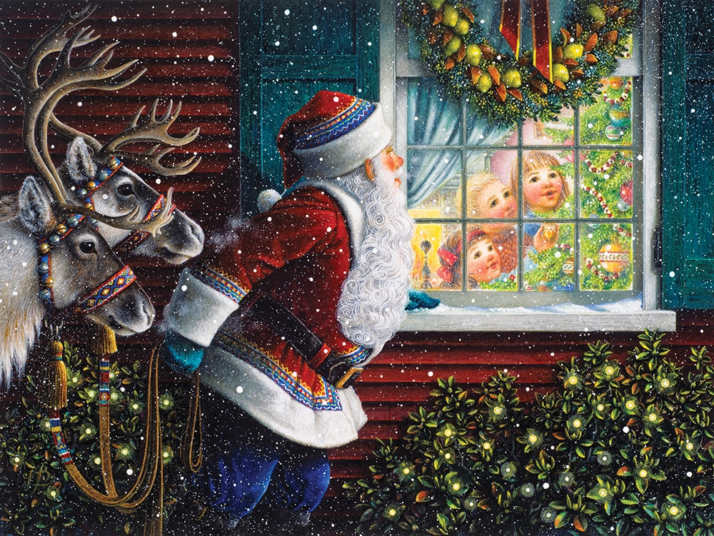 Gifts From Santa Christmas Jigsaw Puzzle